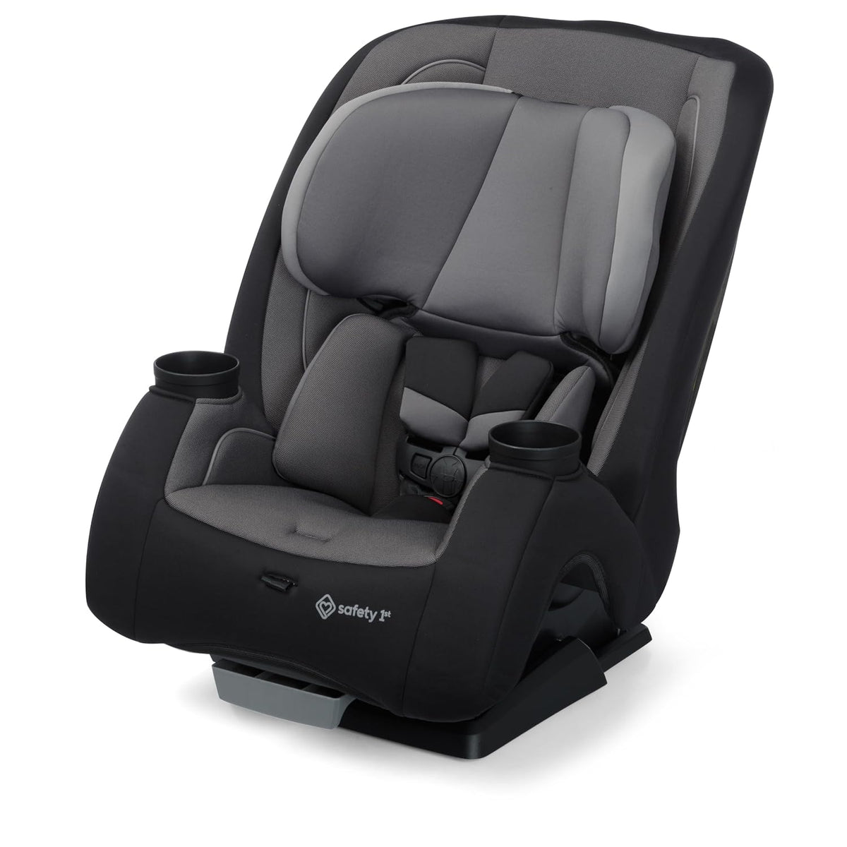 TriMate 3-in-1 Convertible Car Seat, Slim Fit, Infant to Big Kid Car Seat, Easy-Install Harness, Machine-Washable Cover, Dishwasher-Safe Cup Holders, 5-100 lbs, Sharkskin