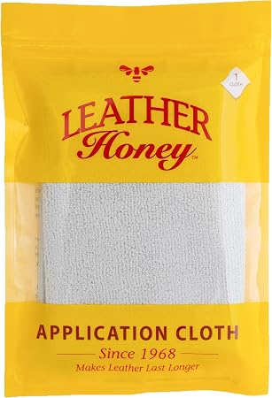 Leather Honey Lint-Free Microfiber Application Cloth – Made in USA