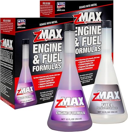 zMAX 58-011 - Engine & Fuel Formula Kit - Easy to Use - Reduces Carbon Build-Up & Lubricates Metal Extending Life of Car