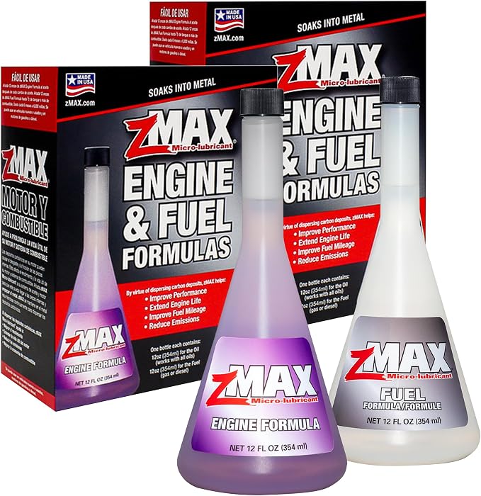 zMAX 58-011 - Engine & Fuel Formula Kit - Easy to Use - Reduces Carbon Build-Up & Lubricates Metal Extending Life of Car