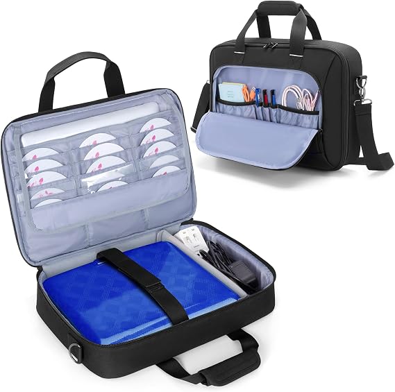 Rexmica Travel Carrying Case Bag for 14.1-17.5 Inch Portable DVD Player