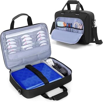 Rexmica Travel Carrying Case Bag for 14.1-17.5 Inch Portable DVD Player