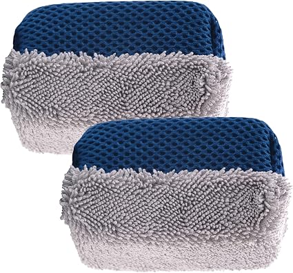 VIKING Tire Shine Applicator Sponges for Car Detailing, 2 Pack
