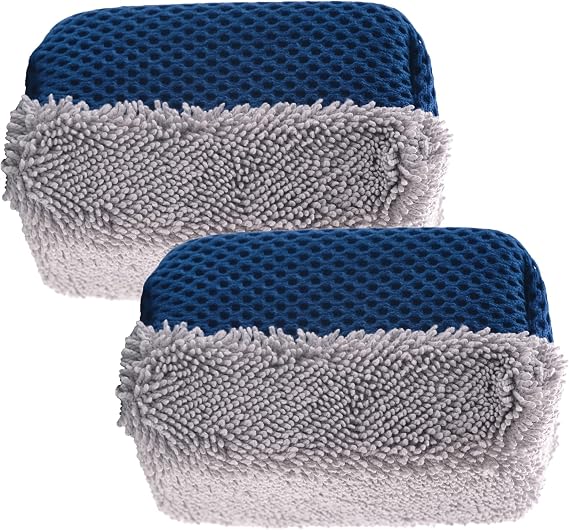 VIKING Tire Shine Applicator Sponges for Car Detailing, 2 Pack