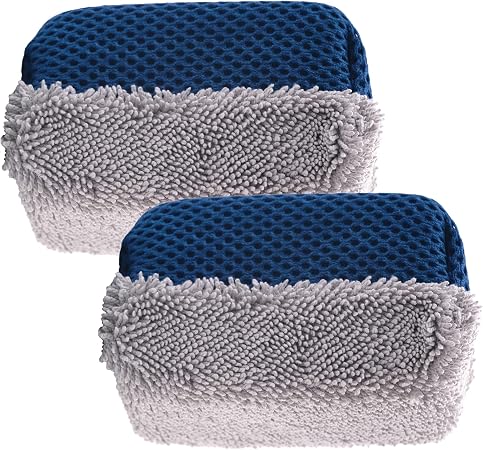 VIKING Tire Shine Applicator Sponges for Car Detailing, 2 Pack
