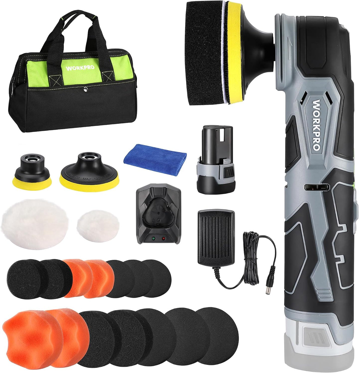 12V Cordless Mini Buffer Polisher Kit