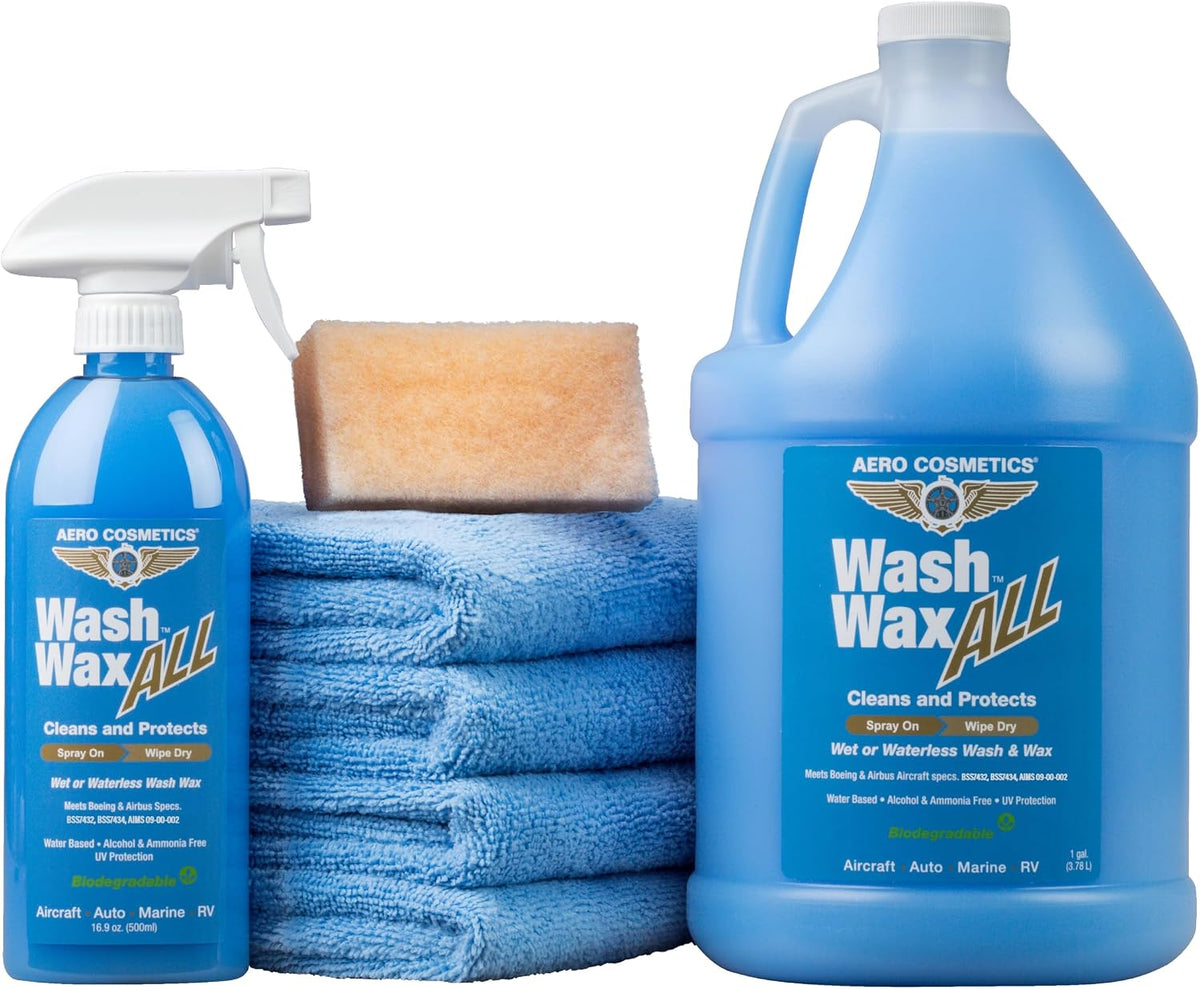 Wash Wax ALL Waterless Car Wash Kit RV Boat Spray Detailer