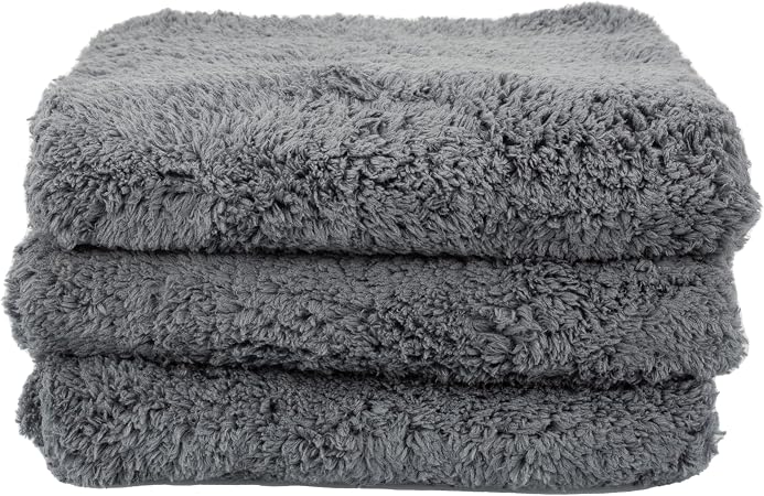 Maxshine Universal Microfiber Towels – 600GSM Edgeless Design – Ultra-Soft, High-Absorbency Towels for Car Detailing, Po