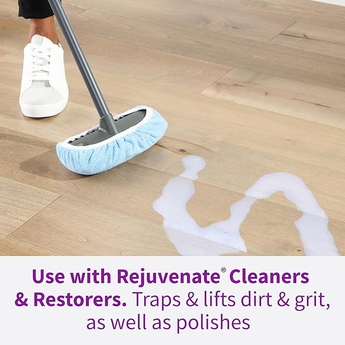 Rejuvenate Microfiber Bonnet Applicator, 1 Count, Converts Any Sponge Mop To A Reusable Microfiber Mop