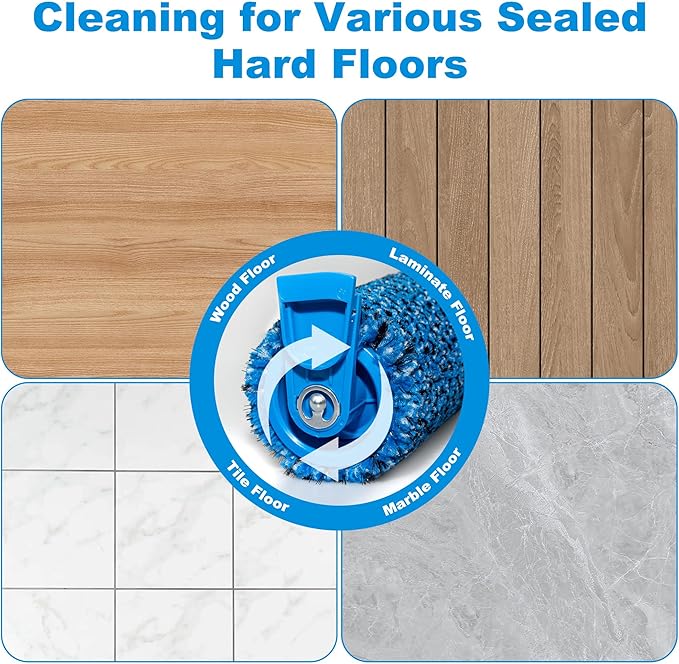 WW200 WW201 WW205 Brush Roller Replacement Parts Compatible with Shark Hydroduo Cordless Wet Dry Hard Floor Cleaner with Dirt-Reveal Technology, 2 HydroDuo Brushrolls, 1 Cleaning Brush, XSKBRSHRL200