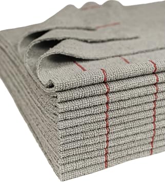 CleanAide Silver-Embedded Microfiber Towels, Edgeless, Lint-Free, Odor-Resistant, Ultra Absorbent, Streak-Free Cleaning 