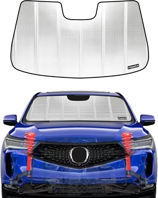 Pigenius Windshield Sun Shade for Acura RDX 2019-2026. Front Window Sunshade with Storage Bag
