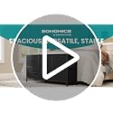 Dresser for Bedroom, Wide Dresser with 5 Fabric Drawers