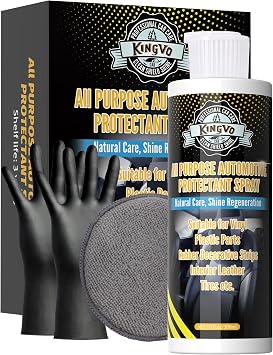 Kingvo Car Leather Conditioner, Leather Protector Repair Kit Car Interior Polish Care for Couch Vinyl Purses Boot Furnit