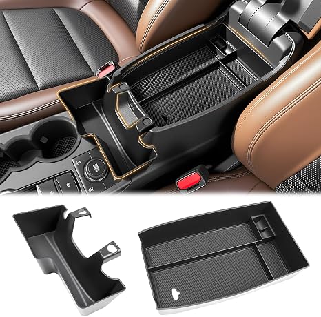 Center Console Organizer Compatible with 2021-2025 Ford Bronco Sport/2020-2025 Ford Escape Hanging Armrest Box Arm Rest 