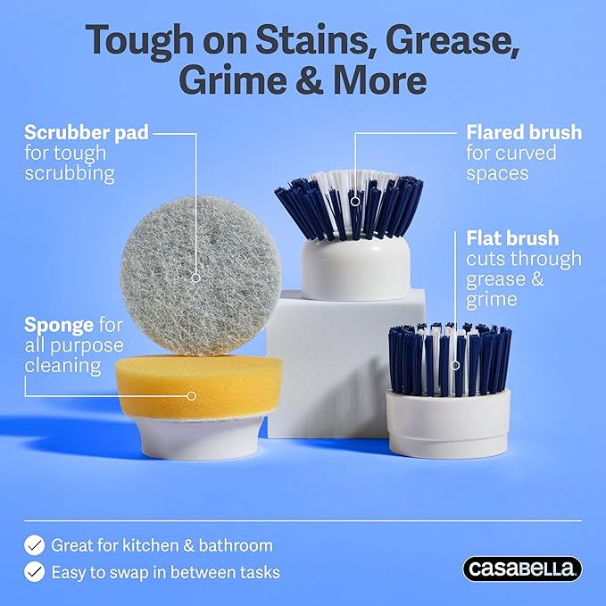 Casabella Power Spin Handheld Scrubber