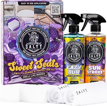 Salty Captain Sweet Seats Kit - Boat Upholstery Cleaner and Protectant Kit