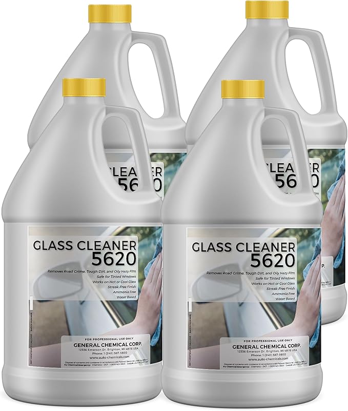 AutoGeneral Car Glass Cleaner 5620 -Streak-Free Window Windshield Power Cleaning Ammonia Free Automobile Glass Cleaner Car Windows & Mirror Cleaner