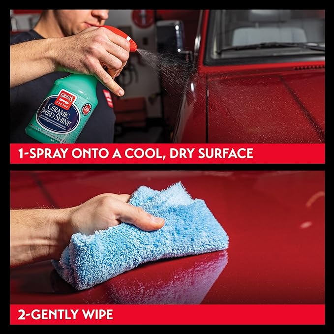 Griot's Garage Ceramic Speed Shine Detail Spray for Car Detailing, Provides a High-Gloss Finish and Extends Life of Coatings, 10986, One Gallon