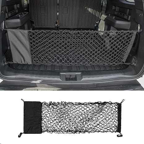 Cargo Net Compatible with 2021-2025 2026 Toyota 4Runner Envelope Style Trunk Storage and Organizer Dense Mesh with Stora