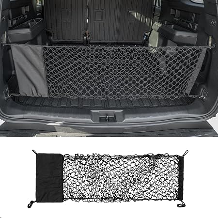 Cargo Net Compatible with 2021-2025 2026 Toyota 4Runner Envelope Style Trunk Storage and Organizer Dense Mesh with Stora