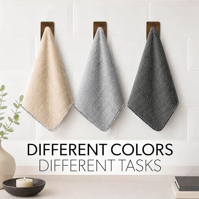 Chemical Guys AllSwipe Multi-Purpose Microfiber Towels for Cars, Microfiber Cleaning Cloth Multi Color Drying Towels Car Detailing for Wash Interior and Glass, 14 x 12 Inch - 6 Pack