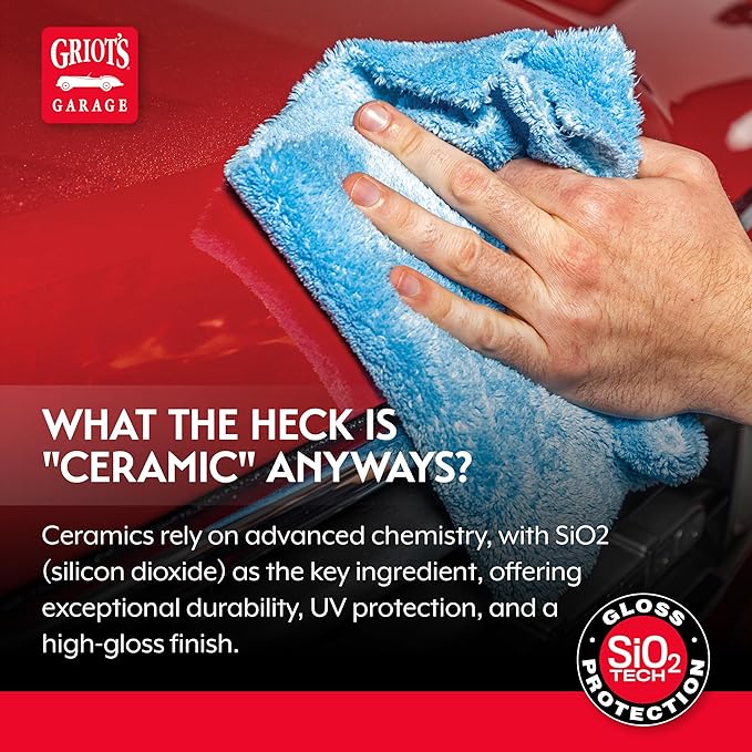Griot's Garage Ceramic Speed Shine Detail Spray for Car Detailing, Provides a High-Gloss Finish and Extends Life of Coatings, 10986, One Gallon