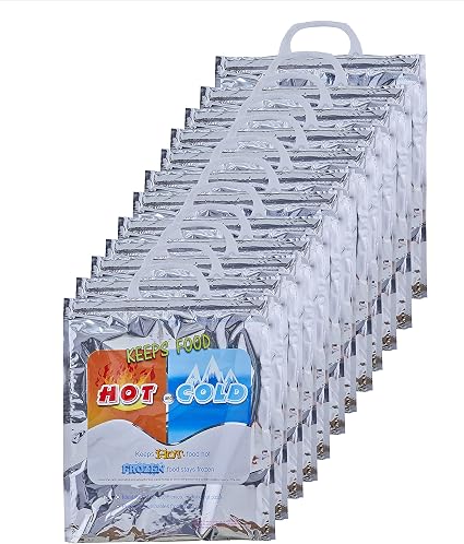 Superio Hot and Cold Insulated Bags for Food Delivery, Grocery Shopping Bags, Food Storage for Hot and Frozen Food for T
