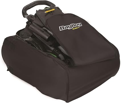Bag Boy Carry Bag Quad Black, 9.84" L x 11.42" W x 24.41" H
