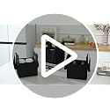 Reusable Drink Carrier Tote Bag with Handle, 4 Cups
