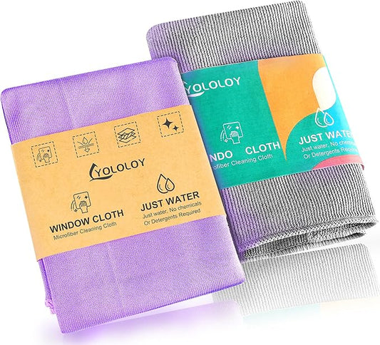 Norwεx - Basic Package - Microfiber - Window & Enviro Cloth. Just water - without leaving streaks. For Household Enviro Dusting Cleaning Homes, Cars, Bars, Office Window Cloth makes cleaning a breeze.