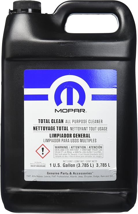 Genuine Chrysler Accessories 4318020AD 'Total Clean' Interior Cleaner - 1 Gallon Trigger Spray Bottle