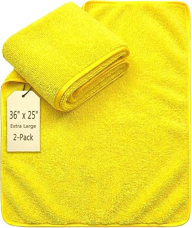 Blue Horizon Microfiber Cleaning Towel – Extra Large Microfiber Washcloth Drying Towel Rag- Ultra Soft Long Plush Super 