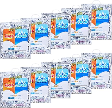Superio Hot and Cold Insulated Bags for Food Delivery, Grocery Shopping Bags, Food Storage for Hot and Frozen Food for T