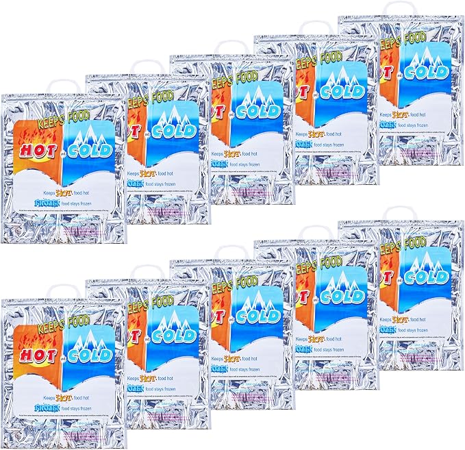 Superio Hot and Cold Insulated Bags for Food Delivery, Grocery Shopping Bags, Food Storage for Hot and Frozen Food for T