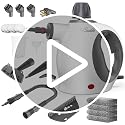 Handheld Steam Cleaner, 500mL Tank, Deep Cleaning & 19PCS Accessories