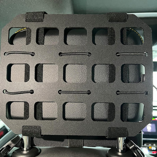 Vehicle MOLLE Panel Car Visor Organizer Storage Rack Rigid Insert Panel for Backpack Tactical Accessories Gear Holder Molle Pouches EDC Gadgets Small Tools Pens Sunglasses