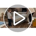 Extra Large 150L Toy Box with Lids, Collapsible Toy Chest Storage