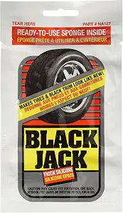 Blue Magic NA127-24PK Black Jack Tire Shine Towelette, (Pack of 24)