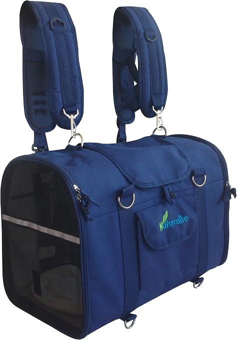 6 in 1 Sturdy pet Carrier Backpack & Front/Chest pet Carrier & Shoulder & pet Hand Carrier Bag & Car Crate & 2 Positions