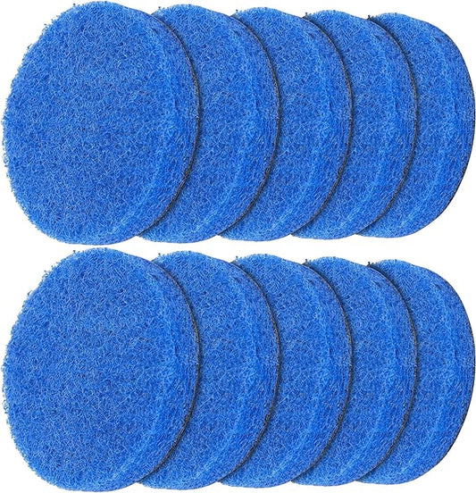 MR.SIGA Non-Scratch Pad Refills for Electric Spin Scrubber, 10 Pack