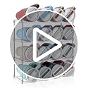 Stackable Water Bottle Organizer Large Compartment Water Bottle Holder