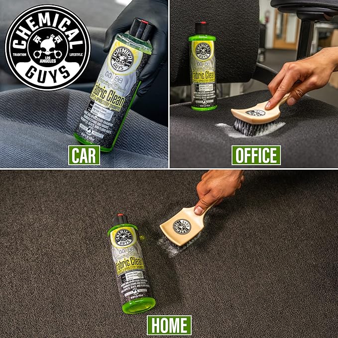 Chemical Guys CWS203 Foaming Citrus Fabric Clean Carpet & Upholstery Cleaner (Car Carpets, Seats & Floor Mats), Safe for Cars, Home, Office, & More, 128 fl oz (1 Gallon), Citrus Scent