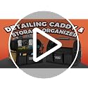 Detailing Caddy Organizer with Handle - Storage, Cars, & Cleaning Caddy for Supplies, Tools, & Home Improvement - Heavy Duty Car Detailing Supplies With Multi-Pockets & Collapsible Tote Design