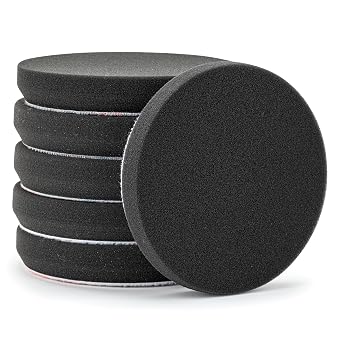 Griot's Garage 5.5 in Black Foam Finishing Pads, 6 pk, 12214