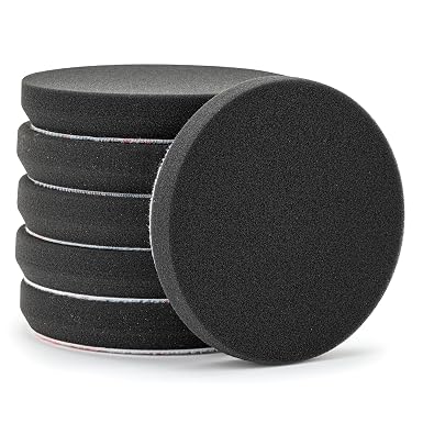 Griot's Garage 5.5 in Black Foam Finishing Pads, 6 pk, 12214