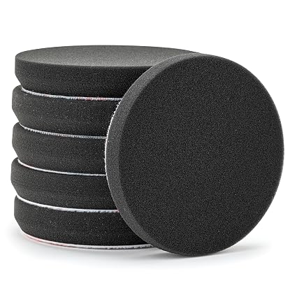 Griot's Garage 5.5 in Black Foam Finishing Pads, 6 pk, 12214