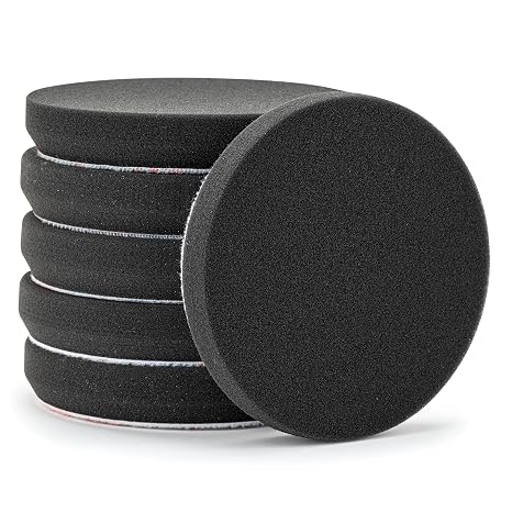 Griot's Garage 5.5 in Black Foam Finishing Pads, 6 pk, 12214