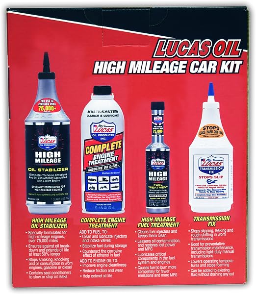 Lucas Oil High Mileage Car Kit