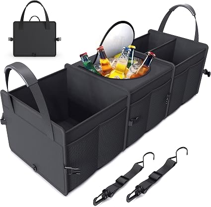 Trunk Organizer, 95L Capacity SUV Trunk Organizer